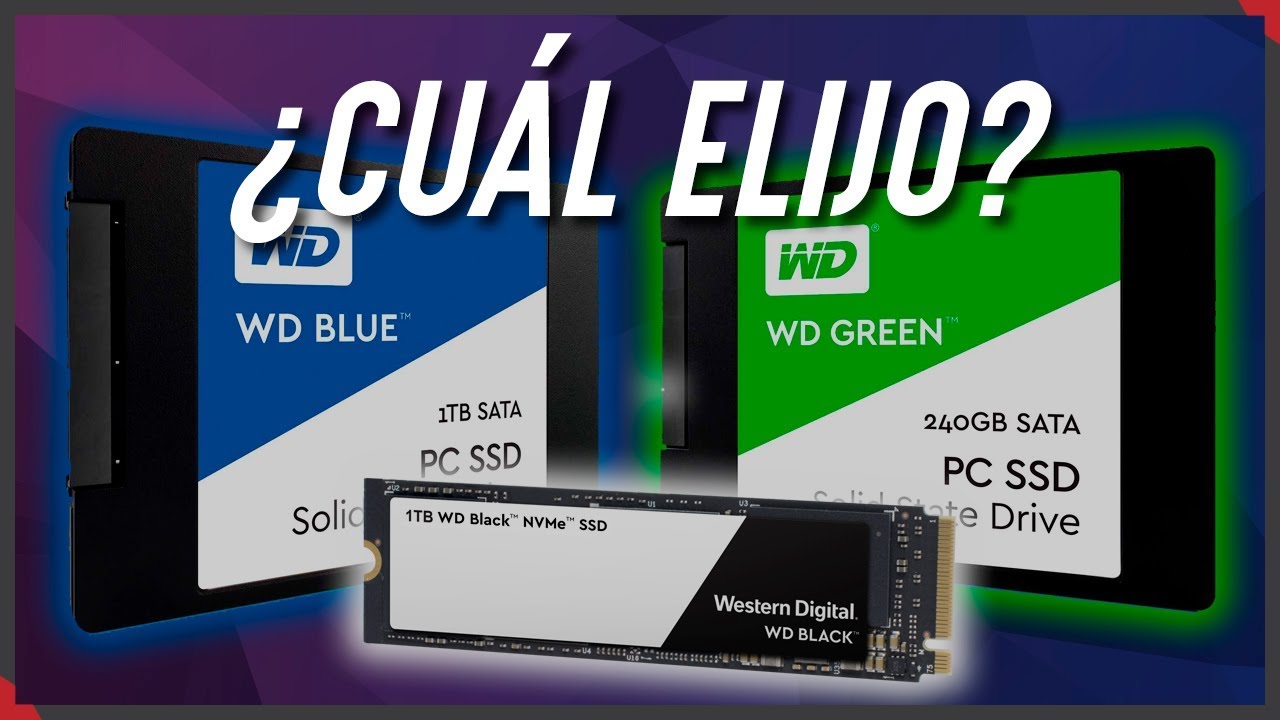 ¿Cuáles son los mejores SSD de Western Digital según sus características?
