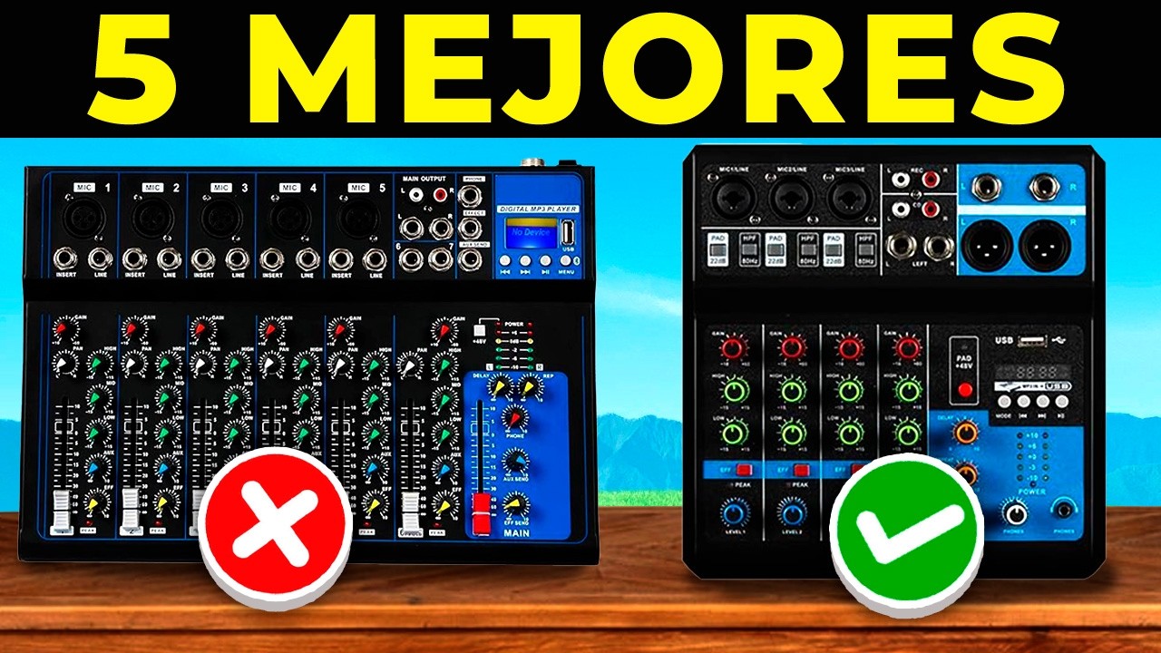 ¿Cuál es la mejor consola de sonido para tu equipo?