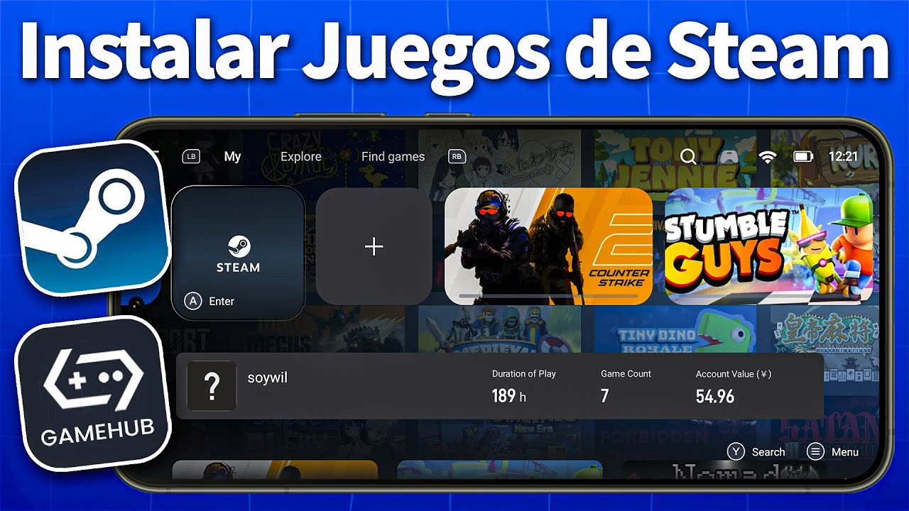 ¿Cuál es la mejor manera de jugar a Steam en Android?