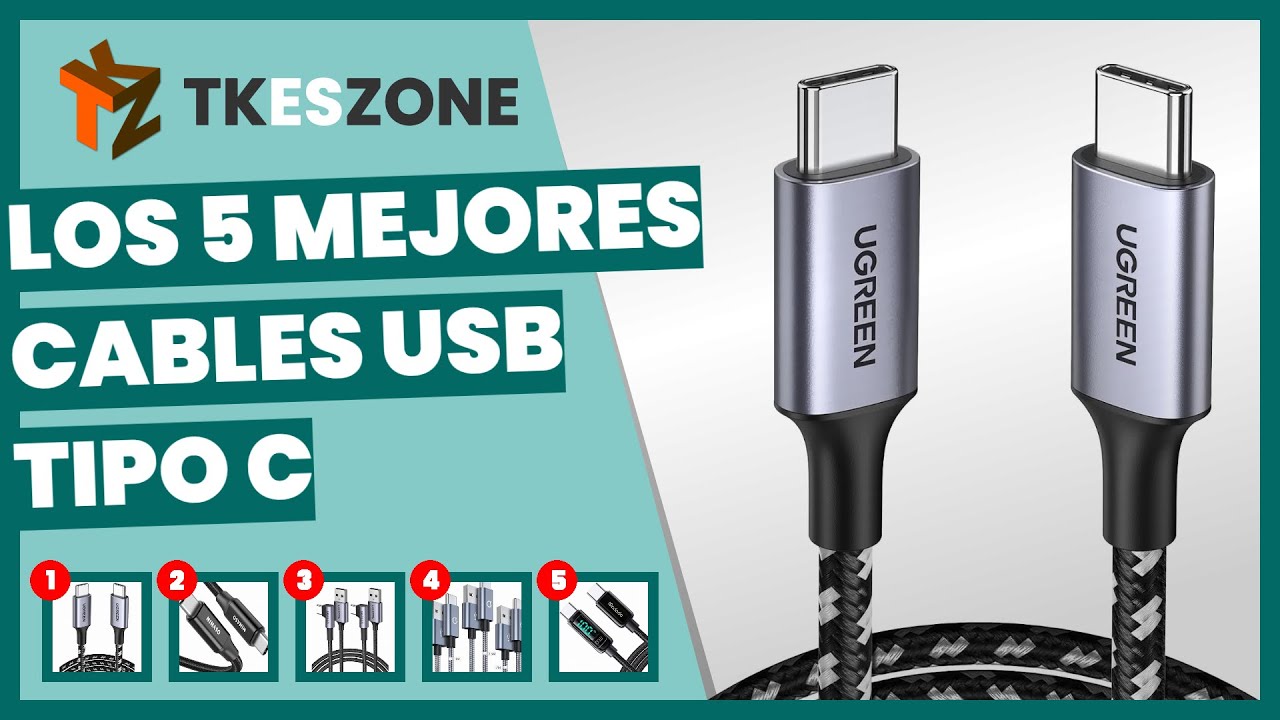 ¿Cuáles son los mejores cables USB-C a USB-C según sus características?