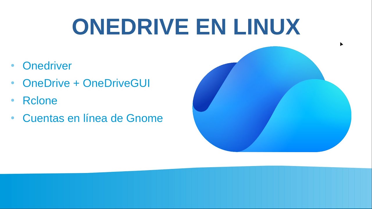 ¿Cuál es la mejor manera de usar OneDrive en Linux?