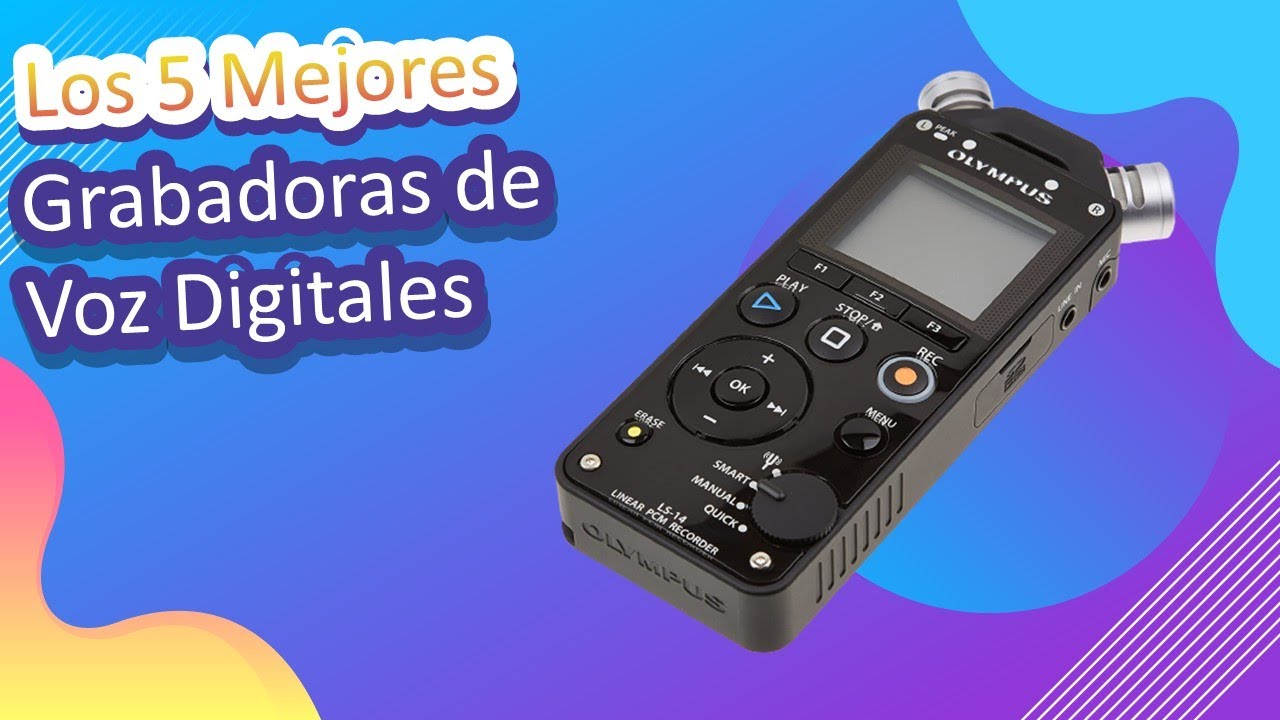 ¿Cuáles son las mejores grabadoras de audio según sus características?