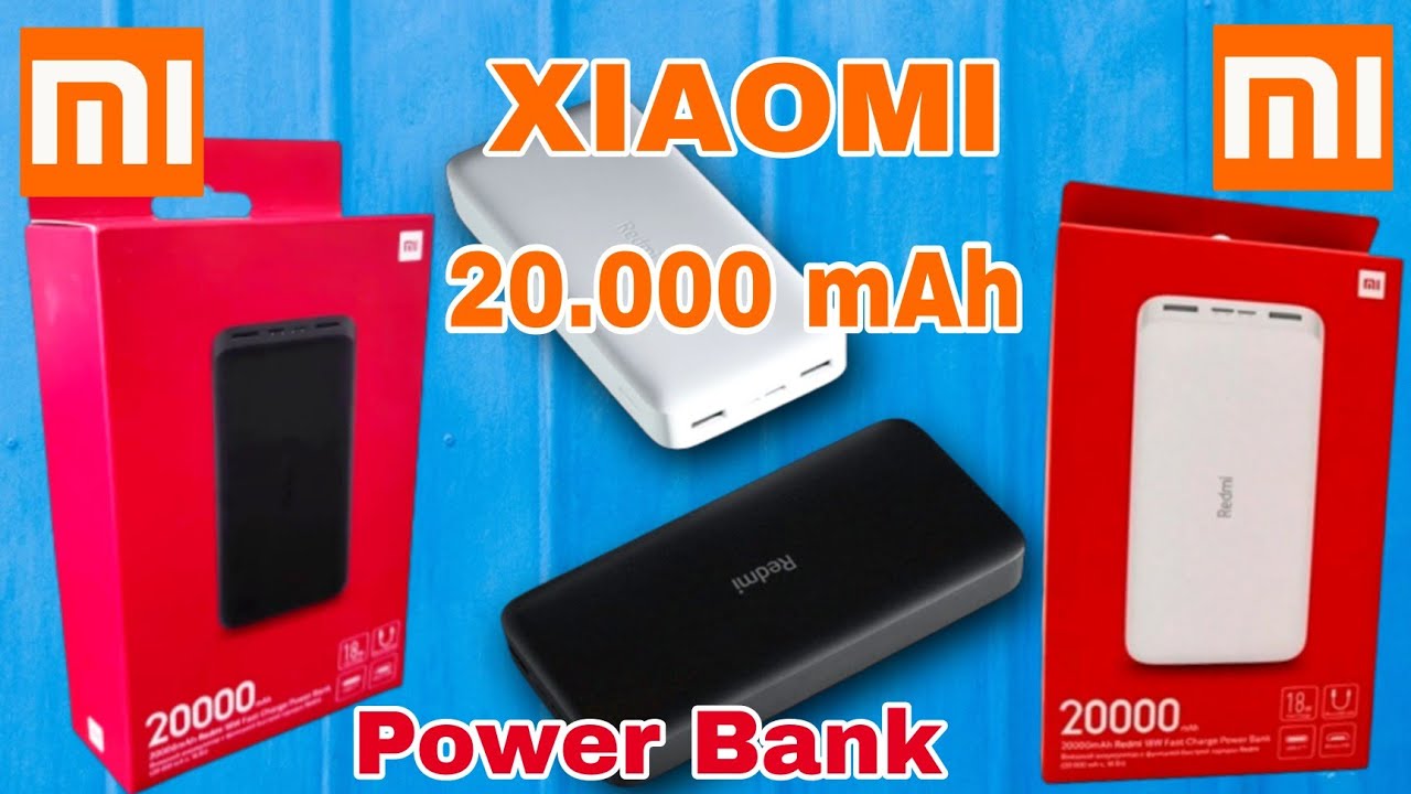 ¿Cuál es el mejor Redmi Power Bank de 20.000 mAh?