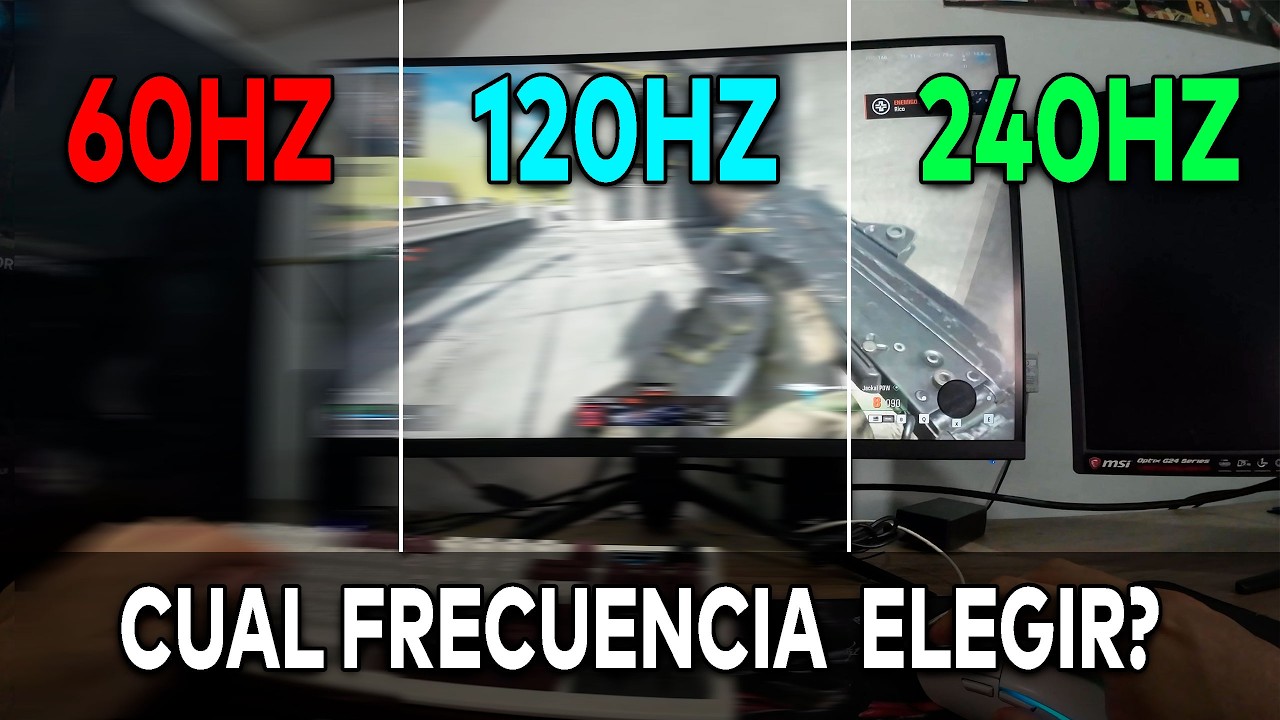 120 Hz o 60 Hz: ¿cuál es mejor según para qué lo vayas a usar?