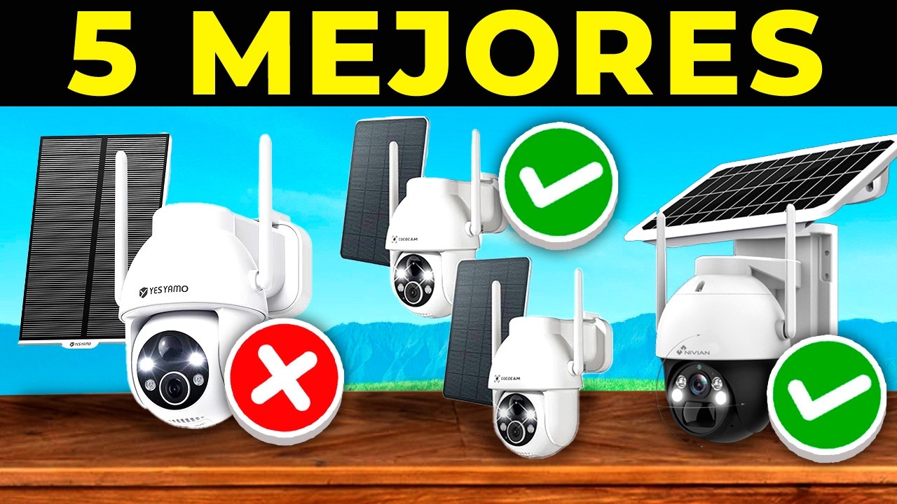 ¿Cuáles son las mejores cámaras de seguridad solares para la casa?