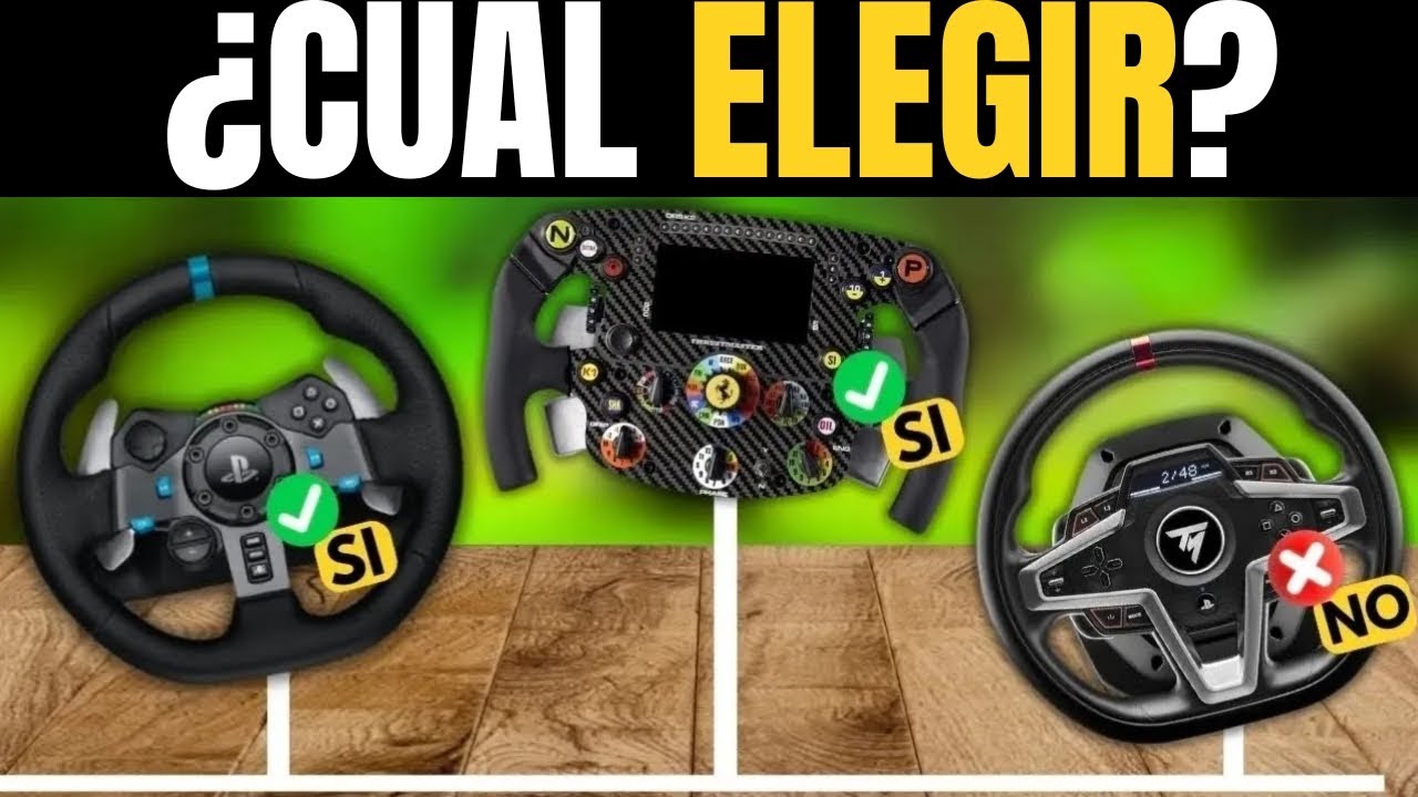 ¿Cuáles son los mejores volantes para PC y consolas?