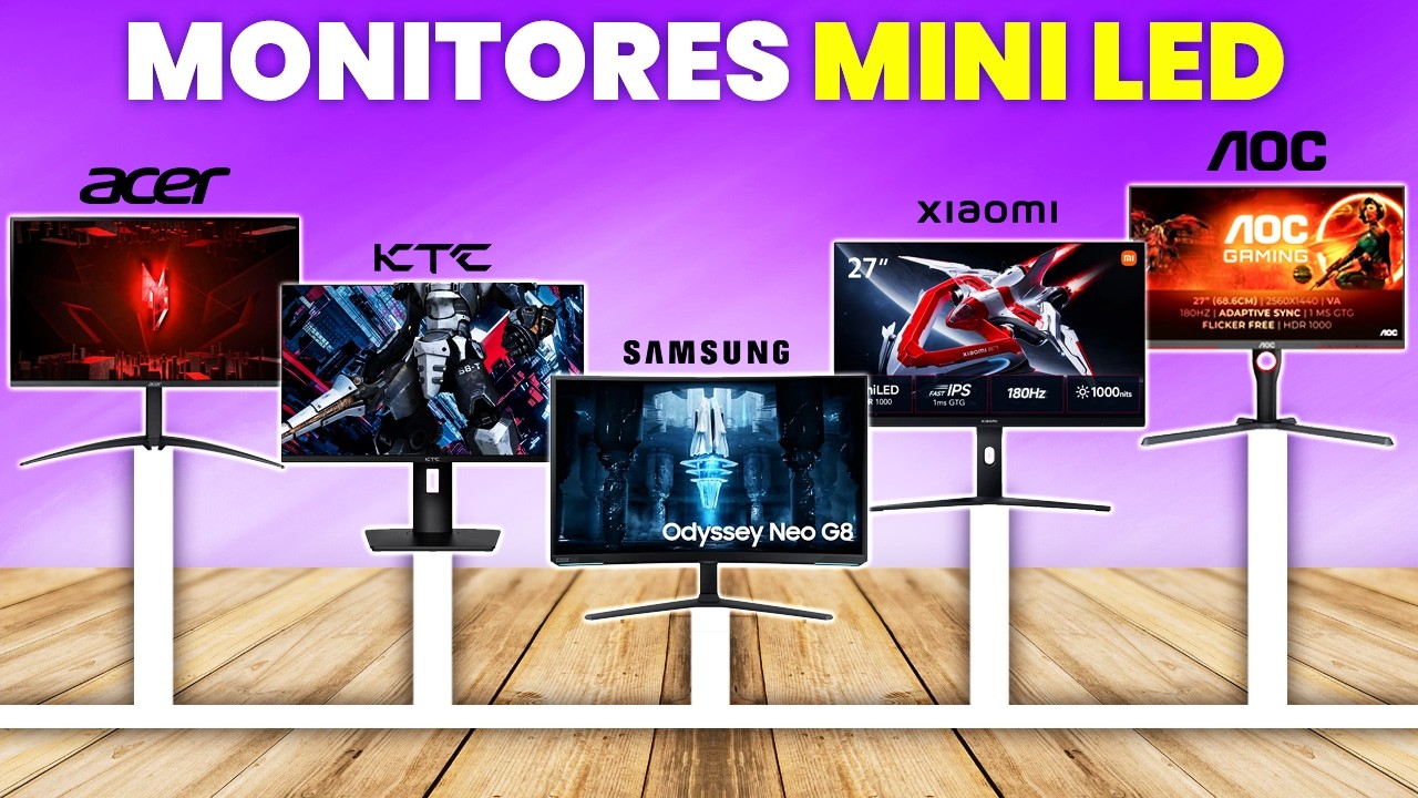 ¿Cuáles son los mejores monitores Mini LED según sus características?
