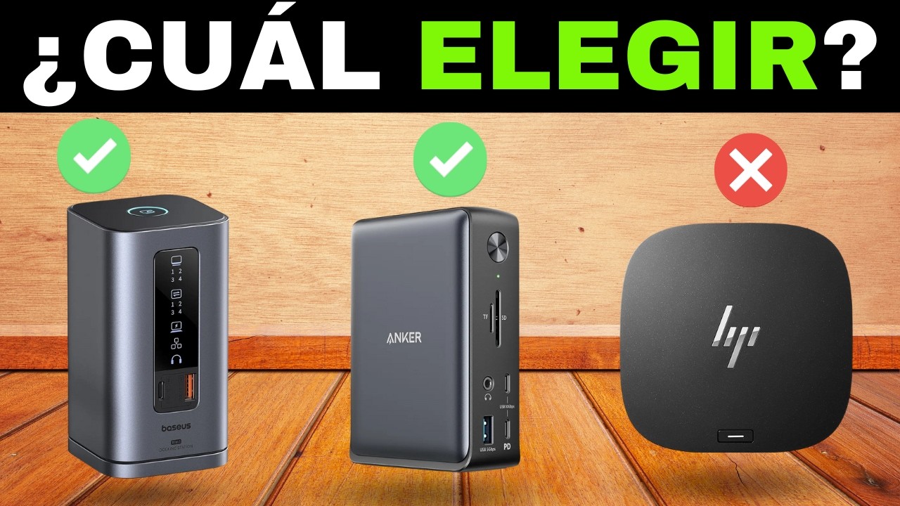 ¿Cuál es el mejor dock USB-C para estación de acoplamiento?