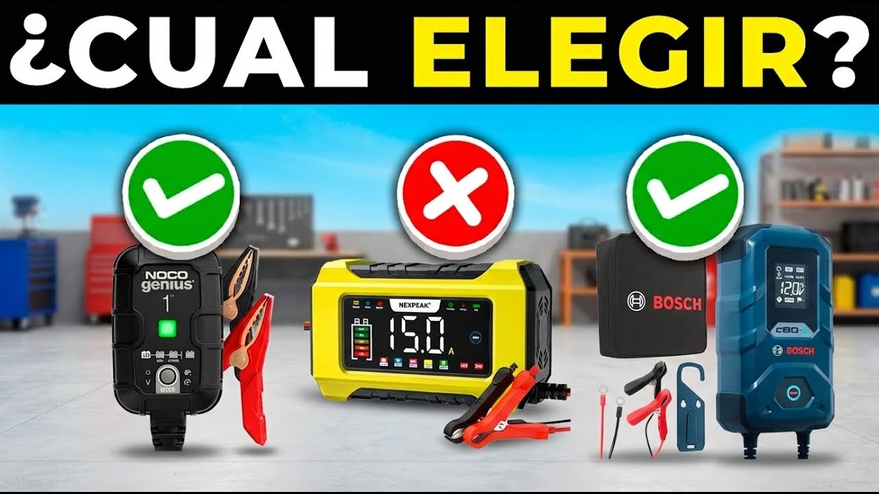 ¿Cuál es el mejor cargador de baterías? Guía 2026 para elegir