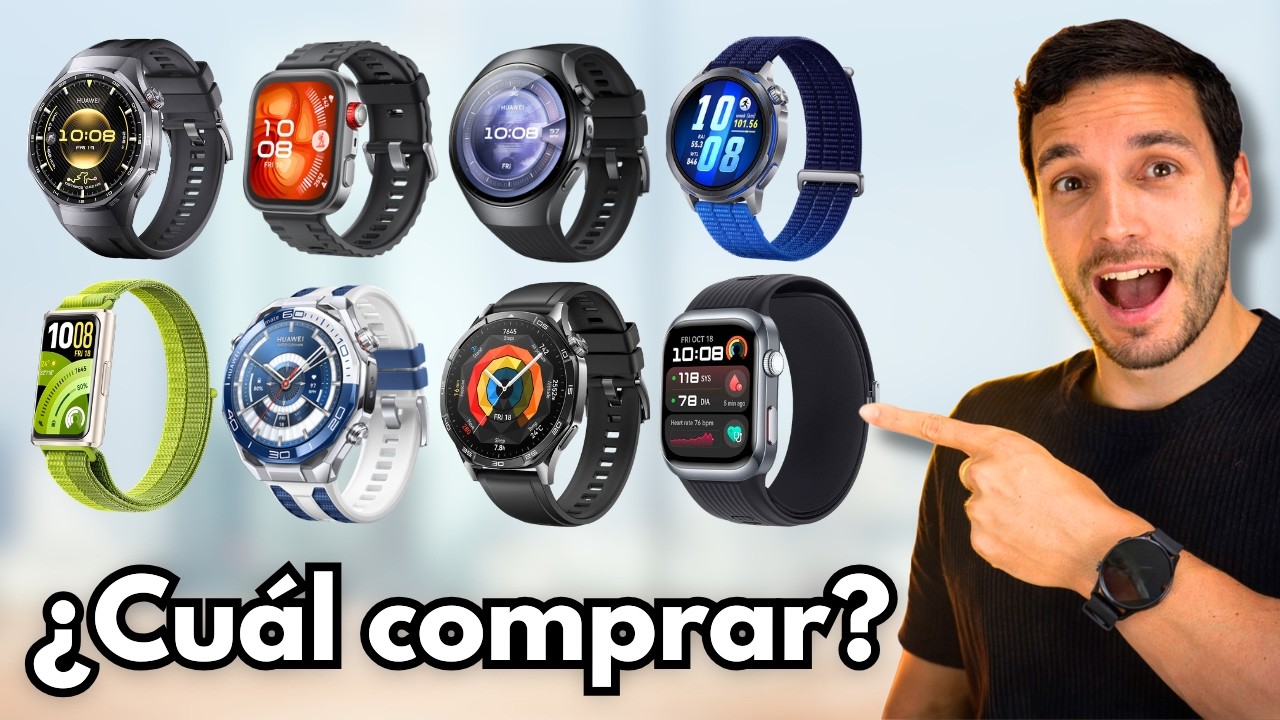 ¿Cuál es el mejor reloj Huawei según sus características?