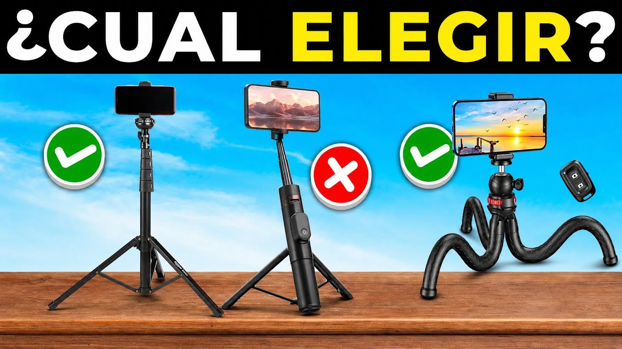 ¿Cuál es el mejor trípode para celular según sus características?