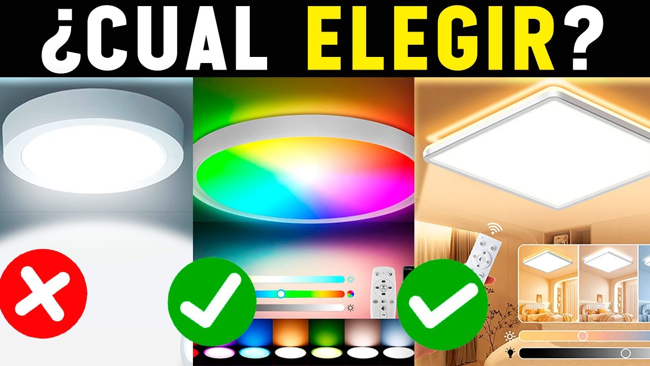 ¿Cuáles son los mejores plafones LED según sus características?