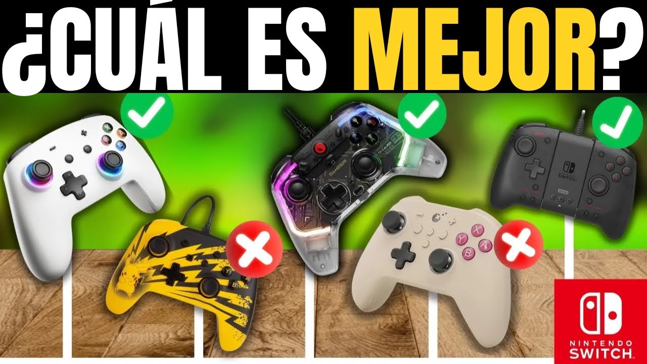 ¿Cuál es el mejor control Nintendo Switch para jugar en 2026?