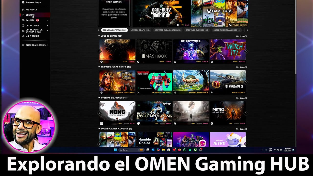 ¿Qué es el Omen Gaming Hub y qué se puede hacer con él?