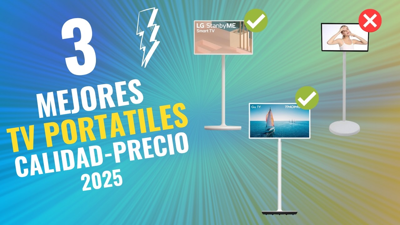 ¿Cuál es la mejor televisión portátil según su pantalla y autonomía?