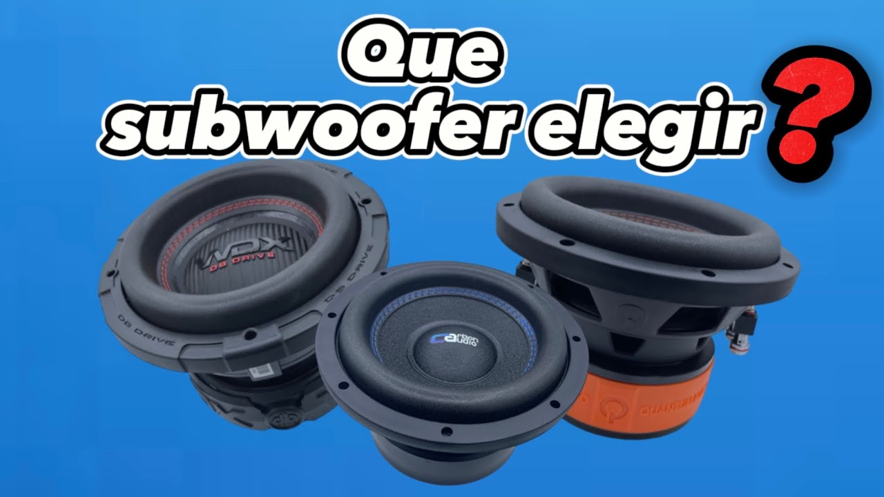 ¿Cuál es el mejor subwoofer para auto según sus características?