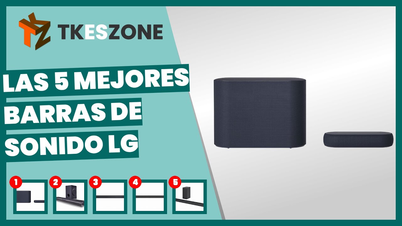 ¿Cuál es la mejor barra de sonido LG según sus características?
