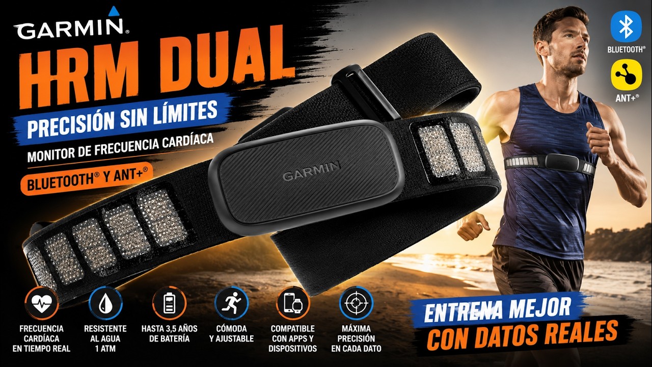 Garmin HRM Dual: ¿merece la pena el cinturón de frecuencia cardíaca con doble transmisión?