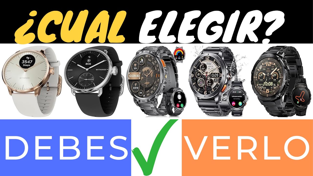 ¿Cuál es el mejor smartwatch híbrido según sus características?