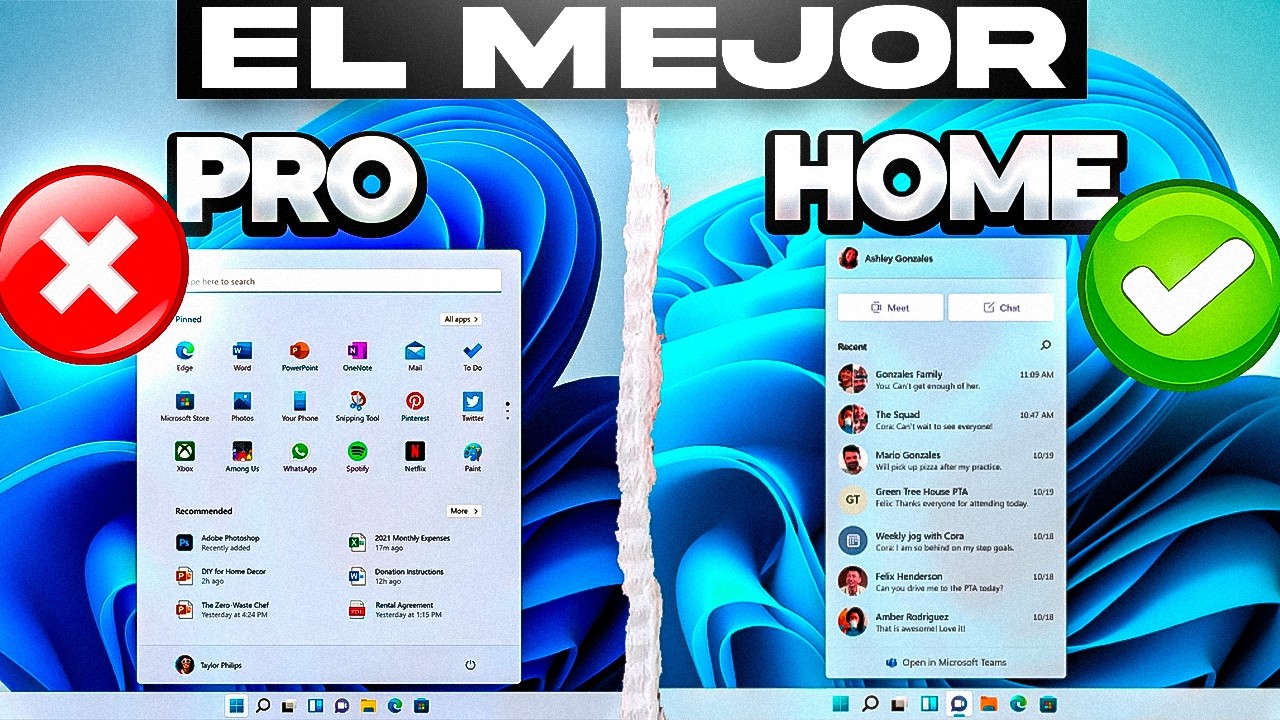 Windows Home o Pro: cuál es mejor según para qué lo vayas a usar