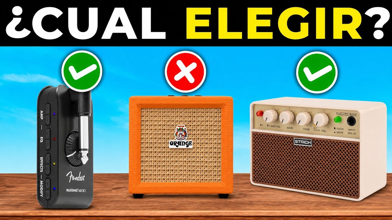¿Cuál es el mejor amplificador portátil para guitarra según tu presupuesto?