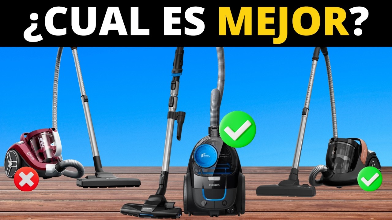 ¿Cuál es la mejor aspiradora silenciosa? Comparativa por dB y potencia