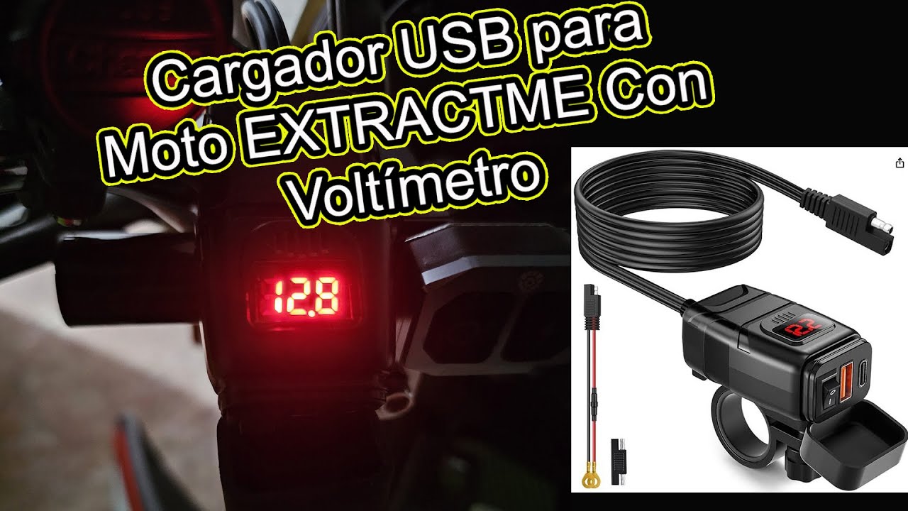 ¿Cuál es el mejor USB para moto según su carga y resistencia al agua?