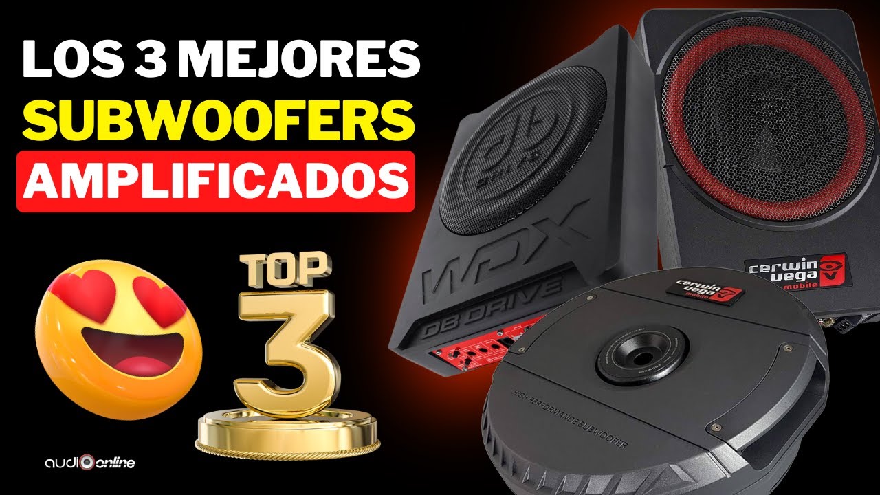 ¿Cuál es el mejor subwoofer autoamplificado para tu coche?