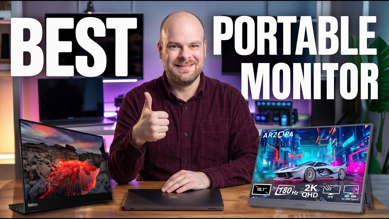¿Cuáles son los mejores monitores portátiles OLED según sus características?