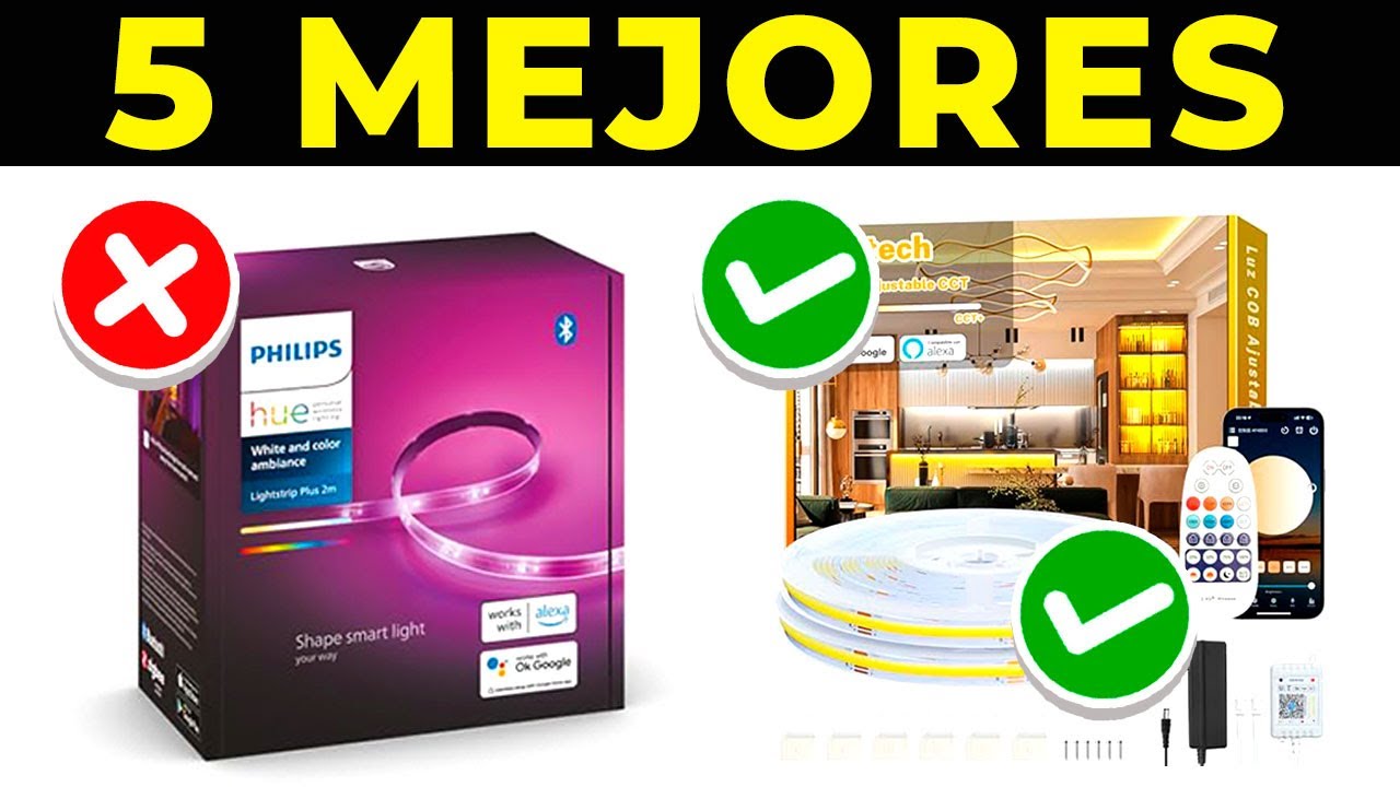 ¿Cuáles son las mejores luces LED para pared según tu uso y presupuesto?