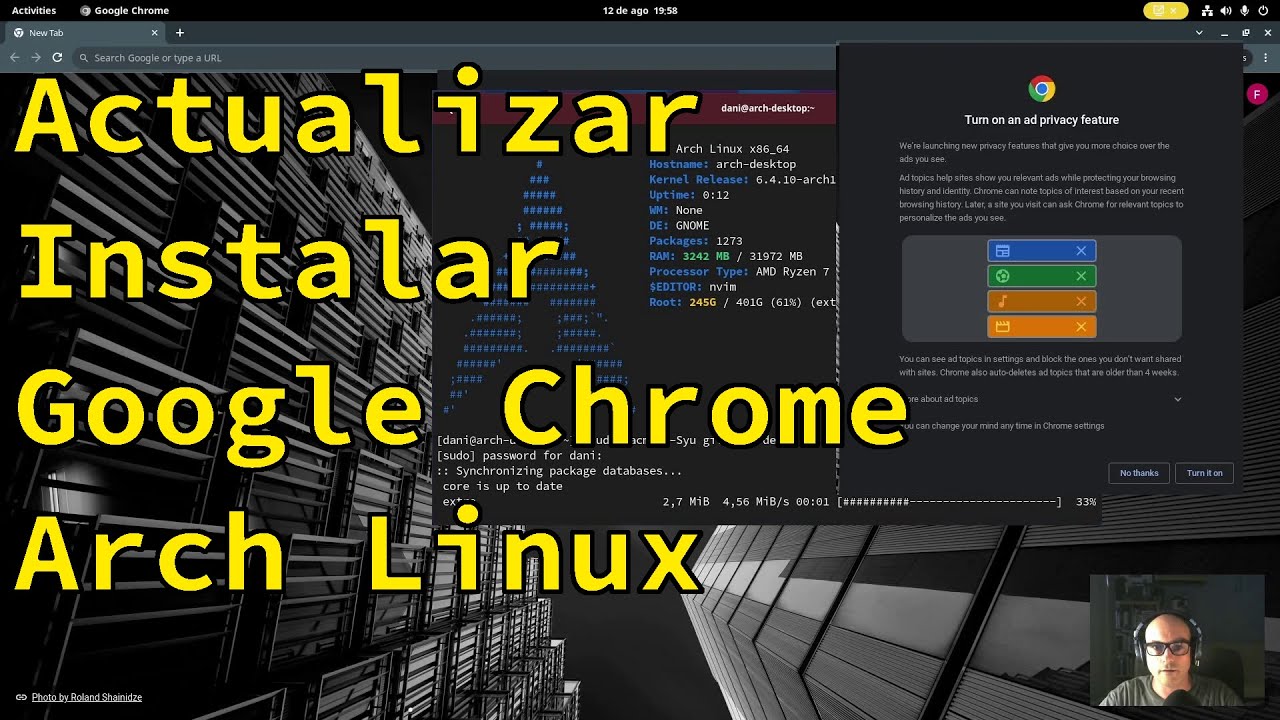 ¿Cómo instalar Chrome en Arch Linux? Guía paso a paso