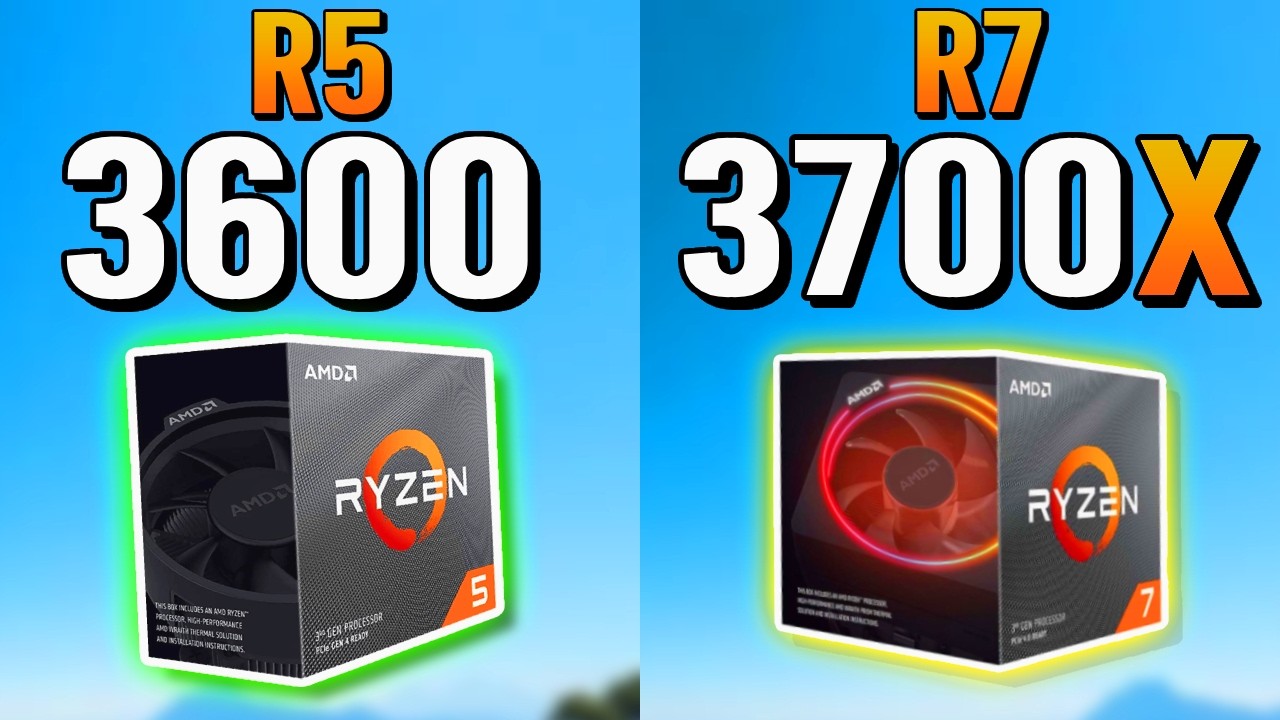 Ryzen 7 3700X o Ryzen 5 3600: ¿cuál vale más la pena en 2026?