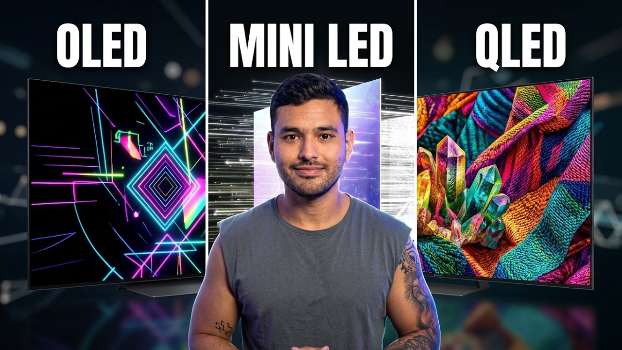 ¿Cuál es mejor: OLED, QLED o Mini LED? Comparativa y guía para elegir