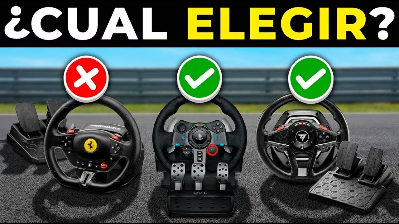 ¿Cuáles son los mejores volantes para simuladores de carreras?