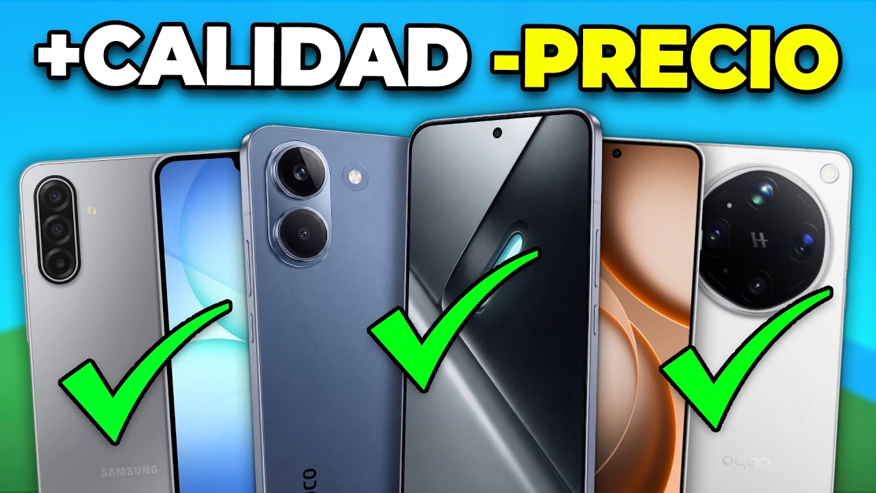 ¿Cuáles son los mejores celulares smartphone baratos en 2026?