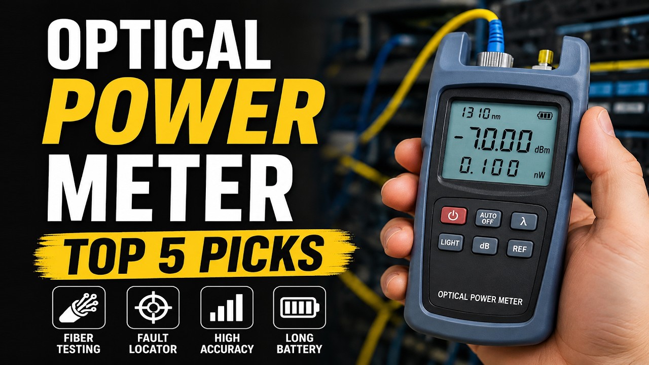 ¿Cuál es el mejor power meter para fibra óptica? Guía 2026 para elegir