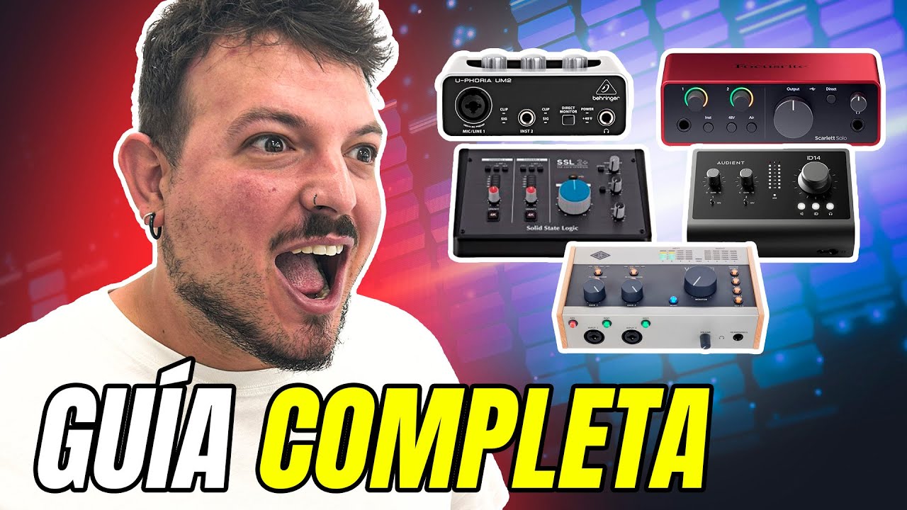 ¿Cuáles son las mejores tarjetas de sonido según tu presupuesto y uso?