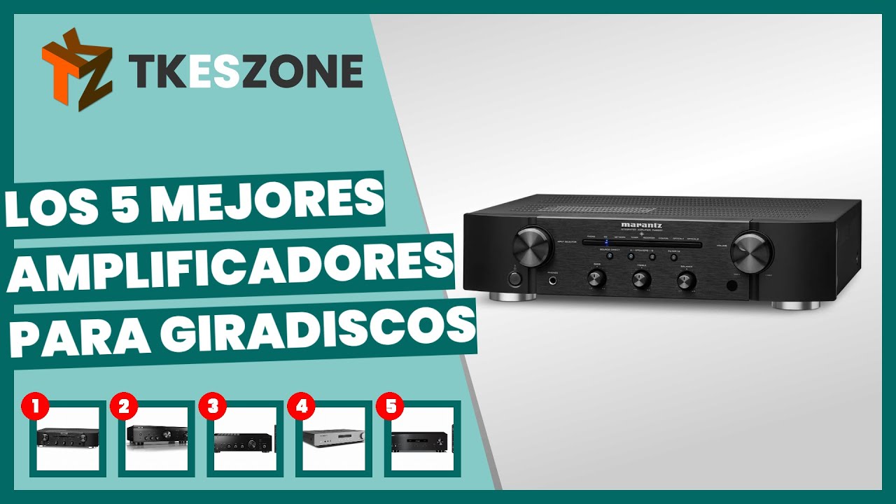 ¿Cuál es el mejor amplificador para tocadiscos según tus altavoces?