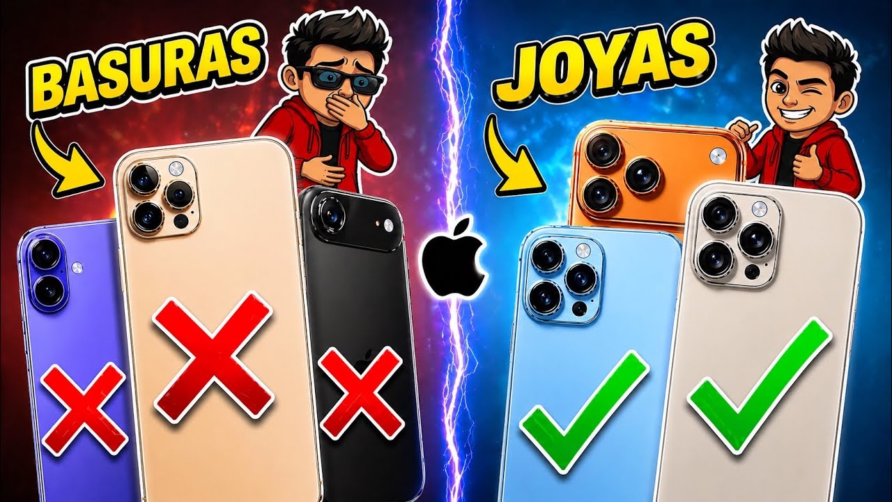 ¿Cuáles son los mejores iPhone por años y características?